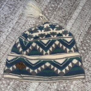 Merkley vintage wool Knit Beanie with Tassel
